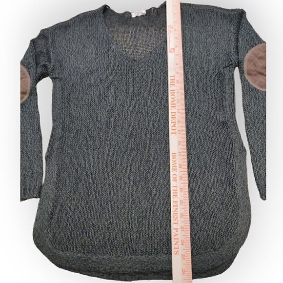 Harper Heritage Green Open Knit V-Neck Sweater Size small - Picture 6 of 6